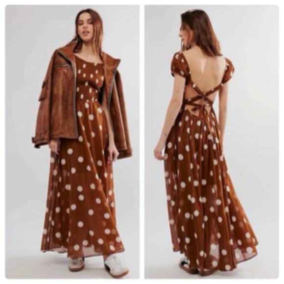 Free People ULTRAVIOLET MAXI DRESS SIZE SMALL - Picture 8 of 16